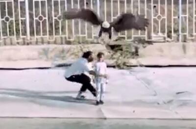 ببینید / لحظه ترسناک حمله عقاب غول‌پیکر برای شکار یک کودک در ایران؛ نجات در لحظه آخر