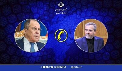 گفت‌وگوی باقری و لاوروف؛ همکاری متقابل ایران و روسیه در حال ارتقاست