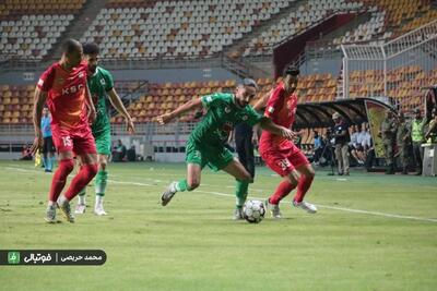 گزارش تصویری اختصاصی/ دیدار تیمهای فولاد خوزستان و ذوب آهن