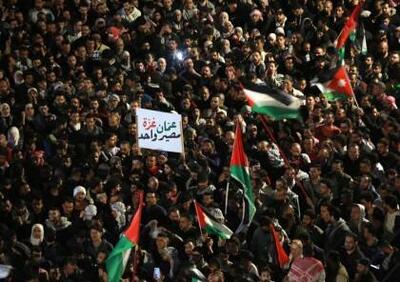 برپایی تظاهرات حمایت از فلسطین و غزه در برخی کشورهای عربی
