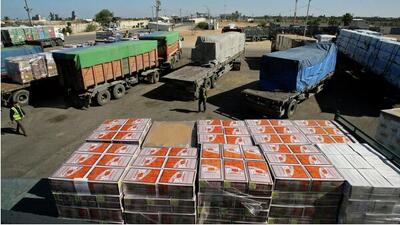 توافق رام‌الله با مصر برای کمک‌رسانی موقت از گذرگاه کرم ابوسالم