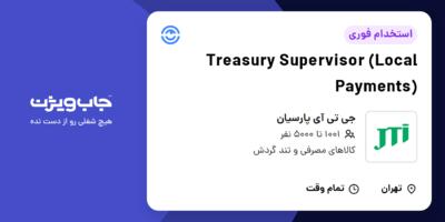 استخدام Treasury Supervisor (Local Payments) در جی تی آی پارسیان