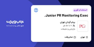 استخدام Junior PR Monitoring Exec. در پیام گردان تهران