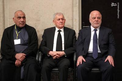 عکس/ حضور رئیس جمهور عراق در حسینیه امام خمینی(ره)