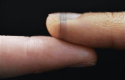 حسگری که روی انگشت چاپ می شود