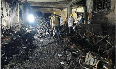 14 کشته در آتش سوزی یک ساختمان مسکونی