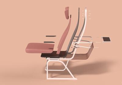 صندلی لوپ ؛ نگاه جدیدی به پرواز کلاس اکونومی و ایجاد تجربه سفر بهتر برای مسافران(+تصاویر)