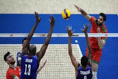 ناکامی مردان والیبال ایران مقابل تیم کوبا