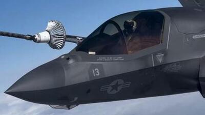 ببینید/ سوخت‌گیری F-۳۵؛ از جذاب‌ترین رویداد‌های آسمان!