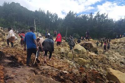 رانش زمین در گینه نو پاپوا؛ بیش از ۶۷۰ نفر مدفون شده‌اند