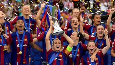 دختران بارسلونا قهرمان اروپا شدند