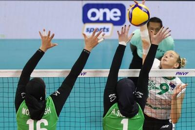 سومین شکست زنان والیبالیست ایران در چلنج کاپ آسیا