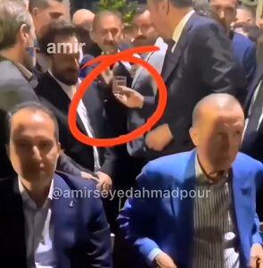 وقتی اردوغان حتی به محافظای خودش هم اعتماد نداره + فیلم