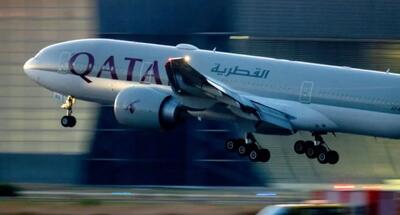 مصدومیت ۱۲ مسافر هواپیمایی قطر به دلیل شرایط نامساعد جوی هنگام فرود