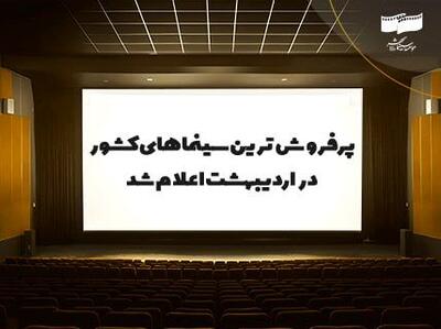 پرفروش‌ترین سینماهای کشور در اردیبهشت اعلام شد