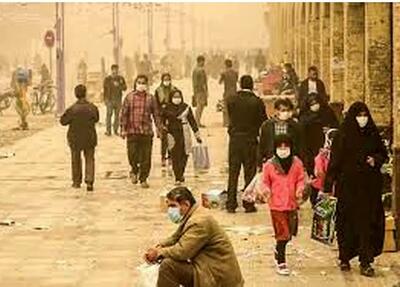 قرار گرفتن ۶ شهر خوزستان در وضعیت قرمز و آلودگی هوا