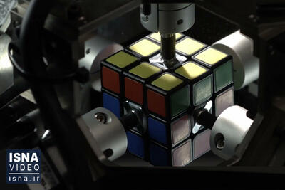 ویدیو/ رکورد حل مکعب روبیک با یک ربات شکسته شد