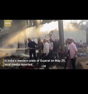 ویدیویی ببینید از مرگ ۲۷ نفر بر اثر آتش‌سوزی در هند - مه ویدیو