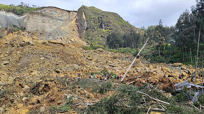 رانش زمین در «پاپوآ گینه نو»؛ بیش از ۶۷۰ نفر کشته شدند + فیلم