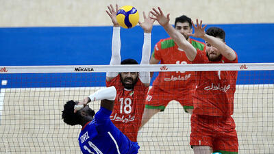 ایران در هفته اول لیگ ملت های والیبال چند امتیاز از دست داد؟