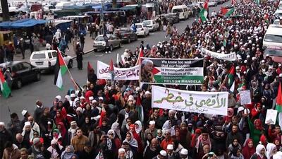 حمایت مردم آفریقای جنوبی از فلسطین/ راهپیمایی گسترده در خیابان‌های کیپ‌تاون
