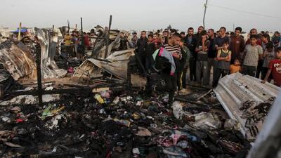 آوارگانی که «زنده زنده» در چادرها در آتش سوختند؛ نتانیاهو: اشتباهی غم‌انگیز بود، بررسی می‌کنیم