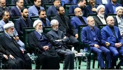 تصاویری از مهمانان حاضر در افتتاحیه مجلس دوازدهم؛ همسر شهید امیرعبداللهیان هم آمده بود