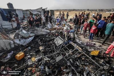 گزارش تصویری الجزیره از جنایت اسرائیل در رفح / بدن هایی که تکه تکه شدند