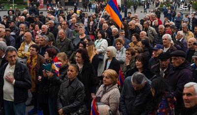 فیلم/ تظاهرات ضد دولتی در ارمنستان
