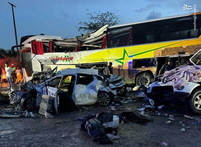 فیلم/ تصادف مرگبار اتوبوس و کامیون در ترکیه