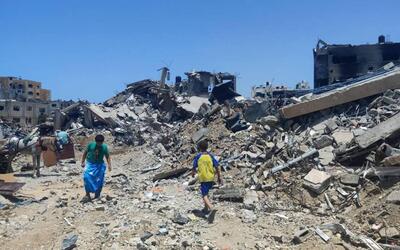 بمباران شدید مناطق مختلف نوار غزه/ تیراندازی بالگردها به سمت مردم