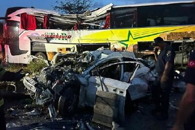 تصادف شدید در ترکیه/ ۱۰ نفر کشته و ۳۹ تَن زخمی شدند