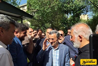 عرض ارادت حامیان محمود احمدی نژاد در تجمع شان برای درخواست کاندیدا شدن رئیس جمهور سابق+ویدیو/ از تلاش برای دستبوسی تا بازار داغ سلفی!
