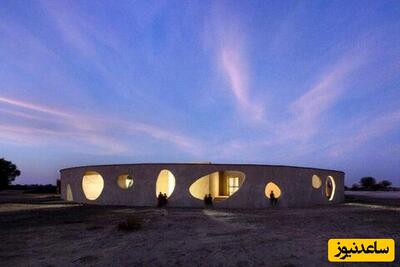معماری زیباترین مدرسه دنیا در چابهار که ضد زلزله است+عکس