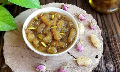 طرز تهیه مربای توت سفید خوش طعم و خوشمزه