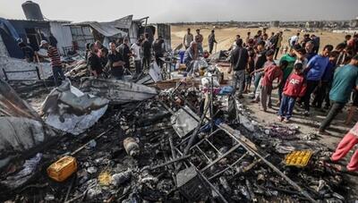 اسرائیل، غیرنظامیان غزه را زنده زنده در آتش سوزاند/ جنایت در  منطقه امن  اتفاق افتاده است (+عکس و فیلم)
