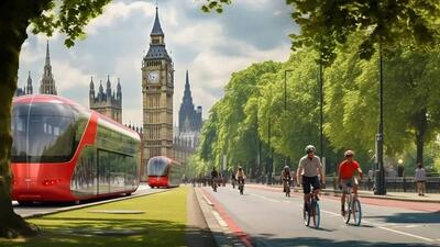 لندن، اولین شهر بدون خودرو در آینده - چیدانه