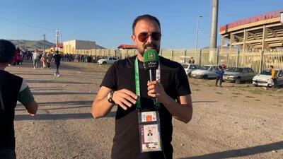 اختصاصی/ گزارش گزارشگر فوتبالی در فاصله کمتر از دو ساعت مانده به بازی شمس آذر و پرسپولیس