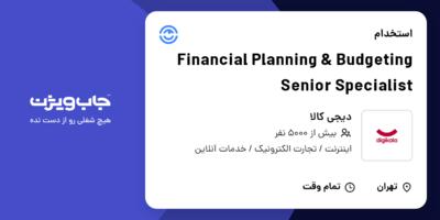 استخدام Financial Planning   Budgeting Senior Specialist در دیجی کالا