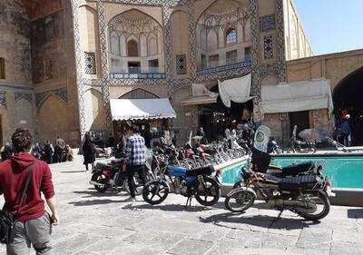 ۲۸ پارکینگ و توقفگاه موتورسیکلت اطراف بازار اصفهان ایجاد شد