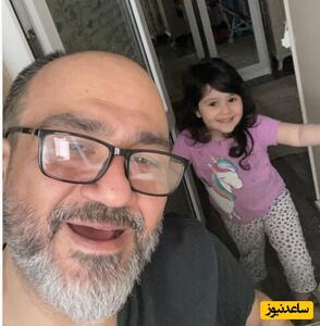 خلاقیت پدرانه و خنده دار مهران غفوریان در تعمیر جوراب پاره دخترش+عکس/ تا دلتون بخواد خندیدم😂