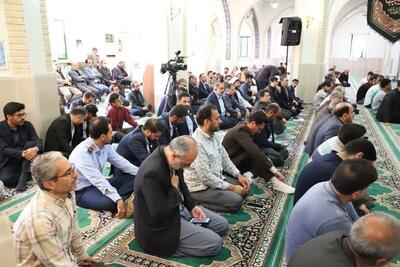برگزاری مراسم گرامیداشت شهدای خدمت در دانشگاه امام خمینی (ره) قزوین + عکس