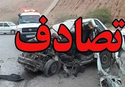 برخورد خونین خودرو با پل عابر پیاده در اصفهان - تسنیم