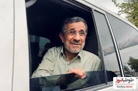 (عکس) ماشین گرد و خاکی محمود احمدی نژاد