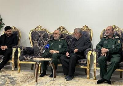 جزئیات دیدار سرلشکر سلامی با خانواده سردار شهید شده در سانحه بالگرد ابراهیم رئیسی - عصر خبر