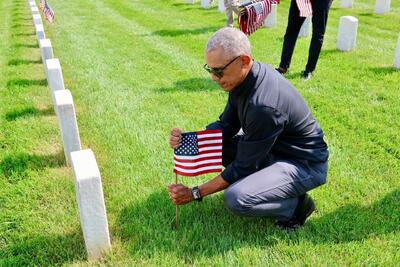 تجلیل اوباما از سربازان شجاع در روز یادبود ایالات متحده
