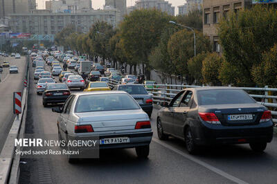جاده شمال شلوغ شد | ترافیک سنگین در آزادراه تهران- شمال