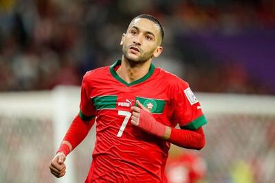 حمایت دیدنی فوتبالیست مراکشی از فلسطین وسط جشن قهرمانی | ویدئو