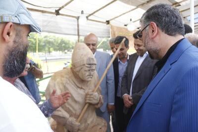 نخستین جشنواره مجسمه‌های چوبی لاهیجان پایان یافت