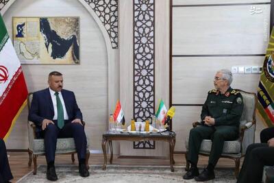 عکس/ دیدار وزیر کشور عراق با سرلشکر باقری